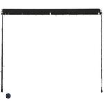 vidaXL Auvent rétractable avec LED 250x150 cm Anthracite