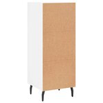 vidaXL Buffet blanc 34 5x34x90 cm bois d'ingénierie
