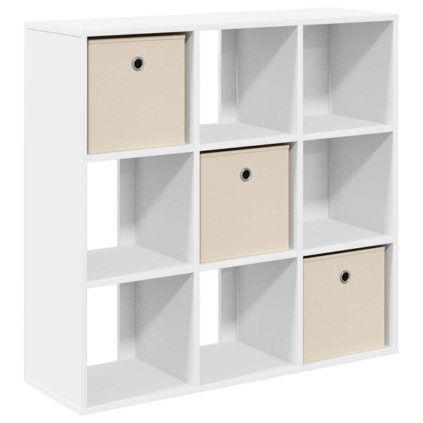 vidaXL Buffet Blanc 88 5 x 29 x 84 5 cm