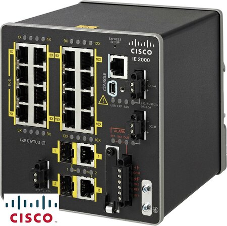 Cisco ie 16 10/100 2 fe sfp+2 t/sfp base ie 16 10/100 2 fe sfp+2 t/sfp base with 1588