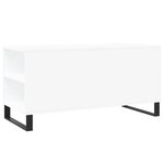 vidaXL Table basse blanc 102x44 5x50 cm bois d'ingénierie