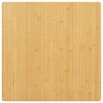 vidaXL Dessus de table 90x90x1 5 cm bambou