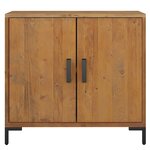vidaXL Buffet Marron 75x35x70 cm Bois de pin massif