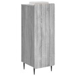 vidaXL Buffet Sonoma gris 34 5 x 33 x 92 cm Bois d'ingénierie
