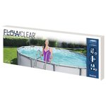 vidaXL Piscine à éclaboussures avec échelle à 4 marches 350x90cm Blanc