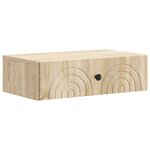 vidaXL Table d'appoint murale Chêne Sonoma 59 x 34 5 x 17 cm