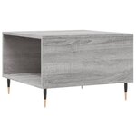 vidaXL Table basse sonoma gris 55x55x36 5 cm bois d'ingénierie