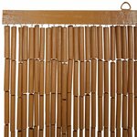 VidaXL Rideau anti-insectes imprimé palmier 100x220 cm bambou