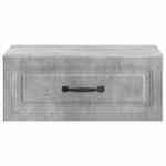 vidaXL Cabinet de chevet mural Gris béton 49 x 34 5 x 20 cm