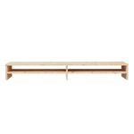 vidaXL Support de moniteur 100x24x13 cm Bois de pin solide
