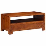 vidaXL Table basse 90x50x40 cm bois d'acacia massif