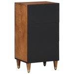 vidaXL Buffet Marron 40 x 33.5 x 75 cm Bois de manguier massif