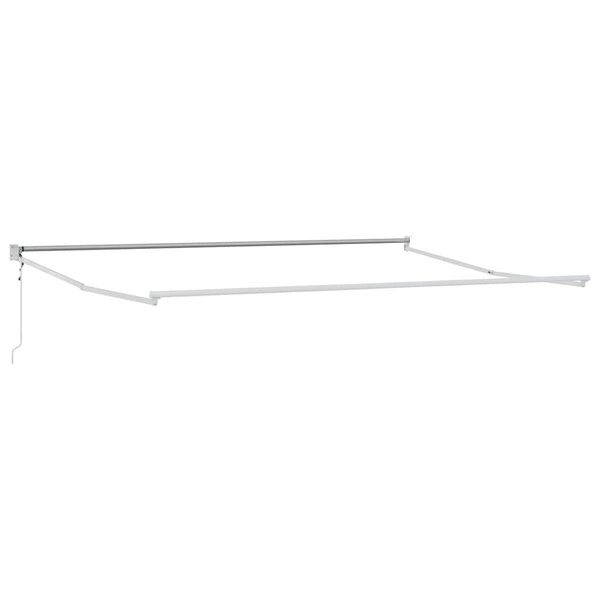 vidaXL Auvent Blanc 4 5 ×3 m Métal