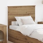 vidaXL Tête de lit Chêne artisanal 80 cm Bois d'ingénierie