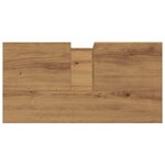 vidaXL Armoire de lavabo de salle de bain chêne artisanal 65x33x60 cm