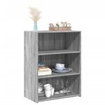vidaXL Buffet sonoma gris 70x41x93 cm bois d'ingénierie