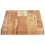 vidaXL Étagères flottantes 2 Pièces 80x20x2 cm acacia massif à l'huile