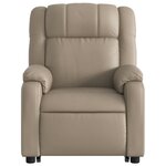 vidaXL Fauteuil inclinable Cappuccino Similicuir
