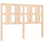 vidaXL Cadre de lit sans matelas 140x190 cm bois de pin massif