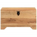 vidaXL Coffre de rangement Bois d'acacia solide