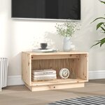 vidaXL Meuble TV 60x35x35 cm Bois de pin massif