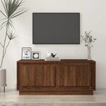 vidaXL Table basse chêne marron 102x50x44 cm bois d'ingénierie
