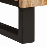 vidaXL Haut Armoire Marron 90 x 33 x 75 cm Bois de mangue massif