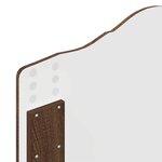 vidaXL Tête de lit avec tête de lit Chêne brun 75 cm Bois d'ingénierie