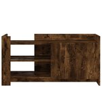 vidaXL Table basse chêne fumé 100x50x50 cm bois d'ingénierie