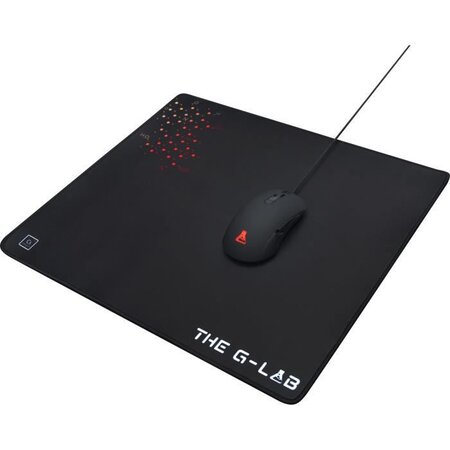 THE G-LAB Tapis de souris Gaming L 450x400x4mm avec gomme anti-dérapante