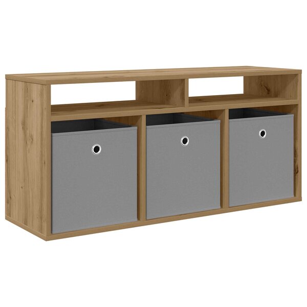 vidaXL Basboard 102 x 32 x 48 5 cm Chêne artisanal