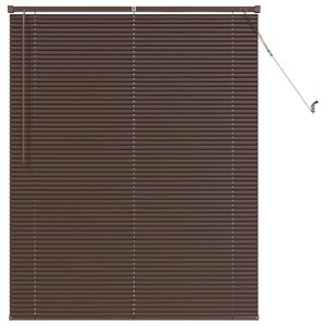 vidaXL Store Vénitien Marron foncé avec motif 150 x 120 cm PVC