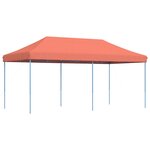 vidaXL Tente de fête Terre cuite 292 x 580 x 315 cm Tissu Oxford