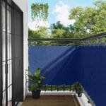 vidaXL Écran de balcon Bleu 110 x 600 cm Tissu Oxford