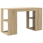 vidaXL Bureau en chêne de Sonoma Chêne de Sonoma Bois d'ingénierie