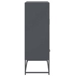vidaXL Buffet haut anthracite 68x39x111 5 cm acier