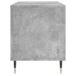 vidaXL Armoire à disques gris béton 100x38x48 cm bois d'ingénierie