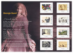 Collector 8 timbres - Georges Sand - L'audace au féminin - Lettre Verte