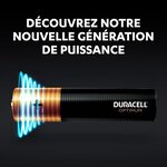 Duracell - nouveau piles alcalines aaa optimum  1.5 v lr03 mx2400  paquet de 4