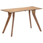 vidaXL Table de salle à manger 120x58x76 cm Bois d'acacia solide