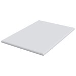 vidaXL Coussins de Matelas Blanc 140 x 200 cm