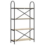 vidaXL Étagère Chêne sonoma 80 x 30 x 146 cm Bois d'ingénierie