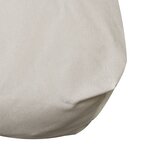 vidaXL Coussin de siège rembourré Blanc sable 120x80x10 cm