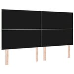 vidaXL Tête de lit LED avec tête de lit Gris clair 180 cm Polyester