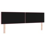 vidaXL Tête de Lit LED avec des lumières à LED Rose 90 cm Velours
