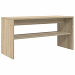 vidaXL Meuble TV Chêne Sonoma 80 x 30 x 40 cm Bois d'ingénierie