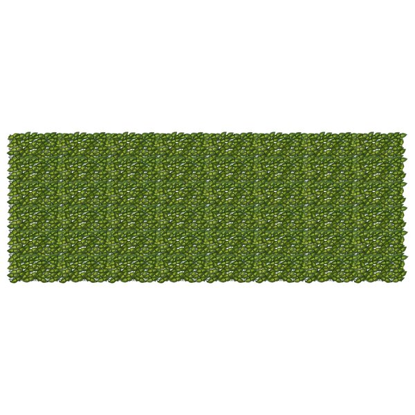 vidaXL Écran de balcon avec feuilles Vert et jaune 400 x 150 cm