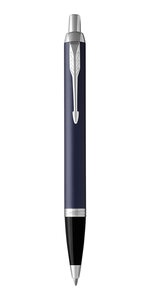 PARKER IM Stylo bille  bleu mat  recharge bleue pointe moyenne  Coffret cadeau