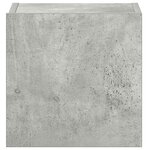 vidaXL Ensemble de meubles TV 5 Pièces Gris béton Bois d'ingénierie