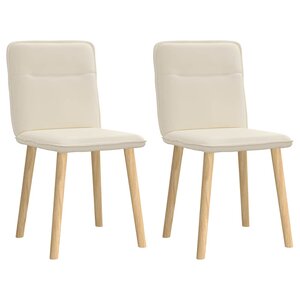 vidaXL Chaises à manger lot de 2 Lin